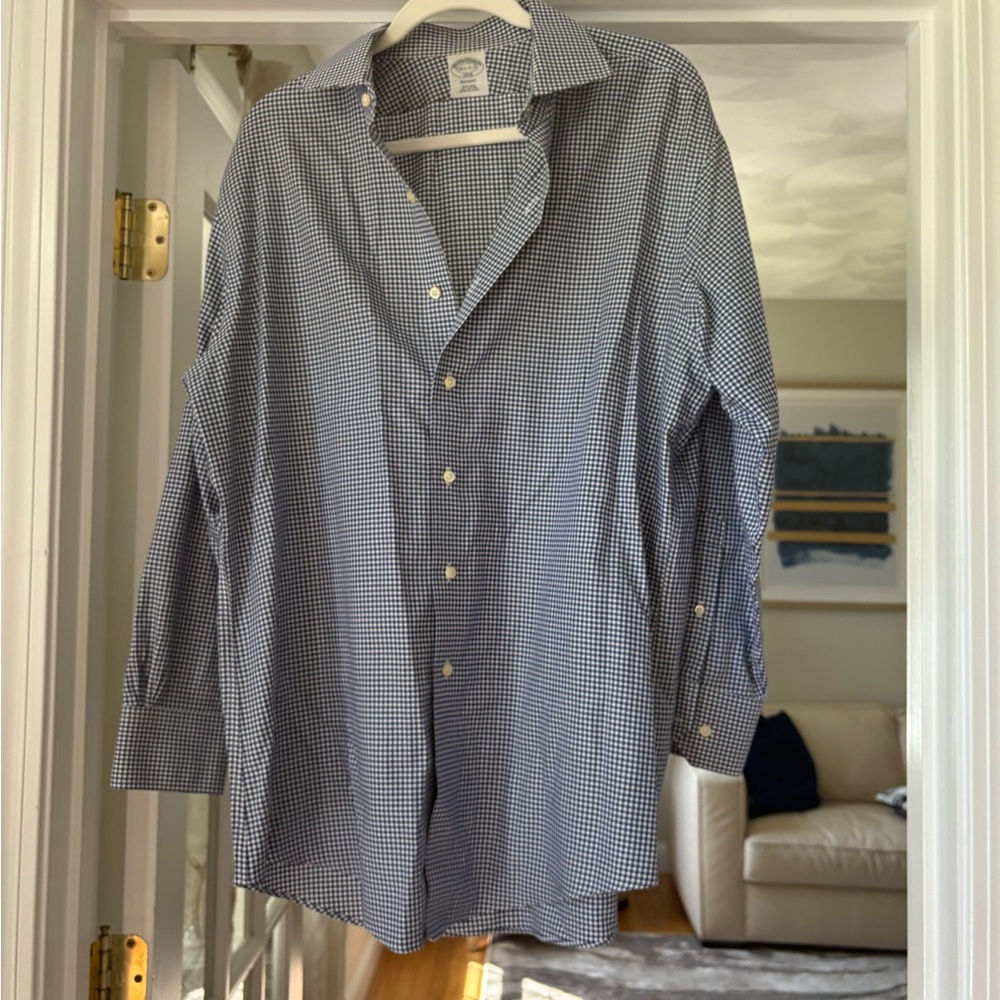 Brooks Brothers Blue Casual Button Down Shirt